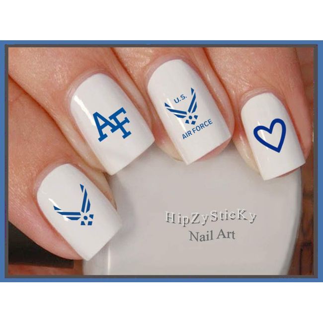 HOT TRENDY Chic CC LV C Logo Nail Art Self Adhesive 3D Stickers Slide Decals  DIY #Unbranded