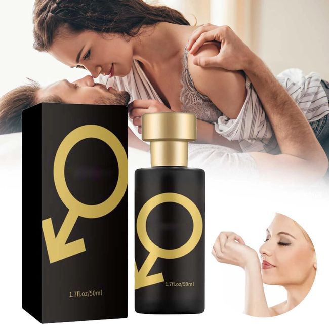 Aphrodisiac Golden Her Pheromone Perfume Spray for Men to Attract Women