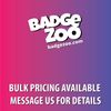 Custom Double Sided Vertical Badge Buddy with 20 Background Options and Multiple Design Options (Skull/X-Ray, Vertical)