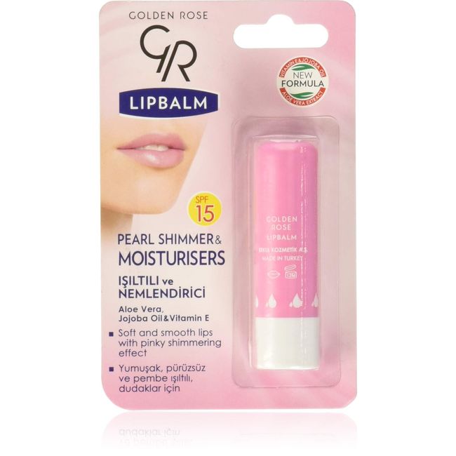 Golden Rose Lip Balm Dudak Bakım Kremi Pearl Shimmer & Moisturizers SPF 15 No:02