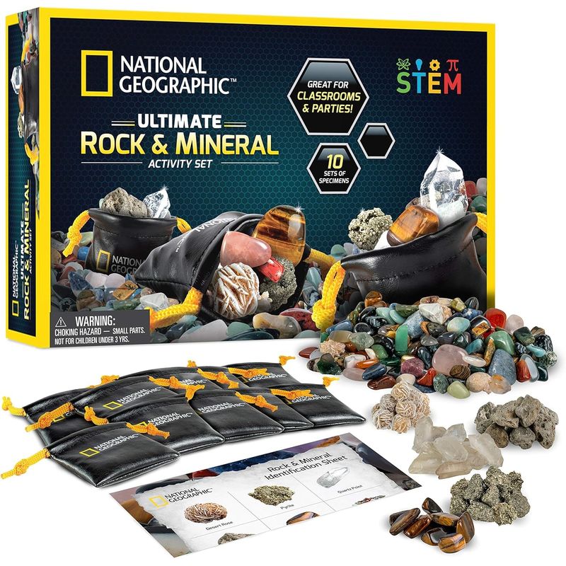NATIONAL GEOGRAPHIC Kids Rock Collection – 1.25 lb. Assorted Rocks ...