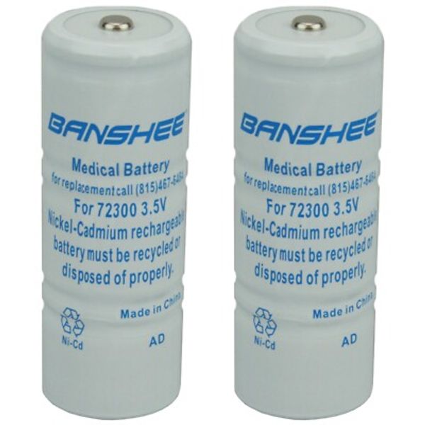 2 PACK SUPER Capacity 72300 3.5V BATTERY For WELCH ALLYN 71000
