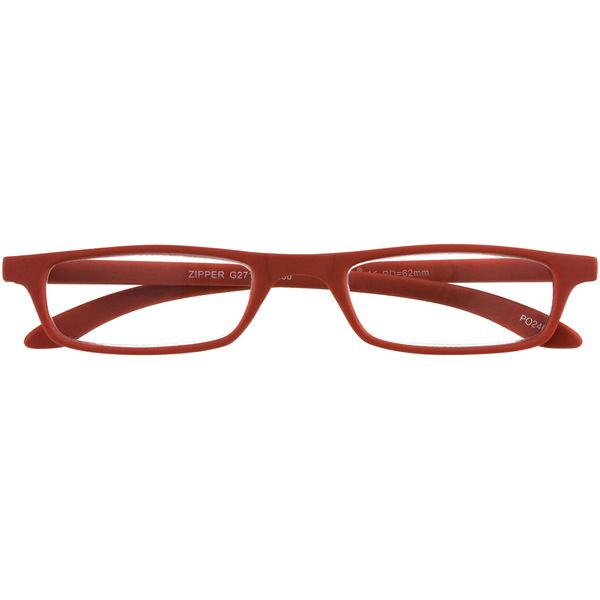 I Need You Red Plus 3 Spherical Lesebrille Zipper Reading Glasses