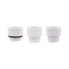 Kakudai Shower Hose Adapter Set, White, 935-800-W