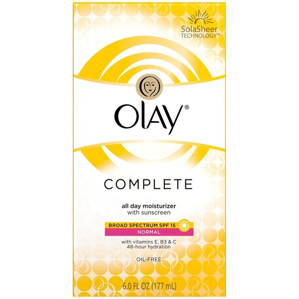 Olay Complete All Day UV Moisturizer, SPF 15, Normal Skin - 6 oz
