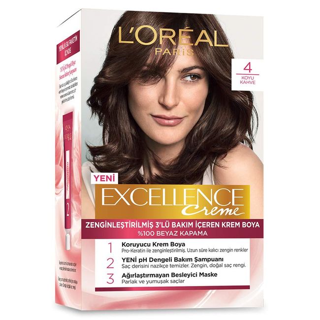 L'Oréal Paris Excellence Creme Saç Boyası - 4 Kahve