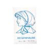 Fripac-Medis Rain Bonnet with Hood, Transparent with White Dots
