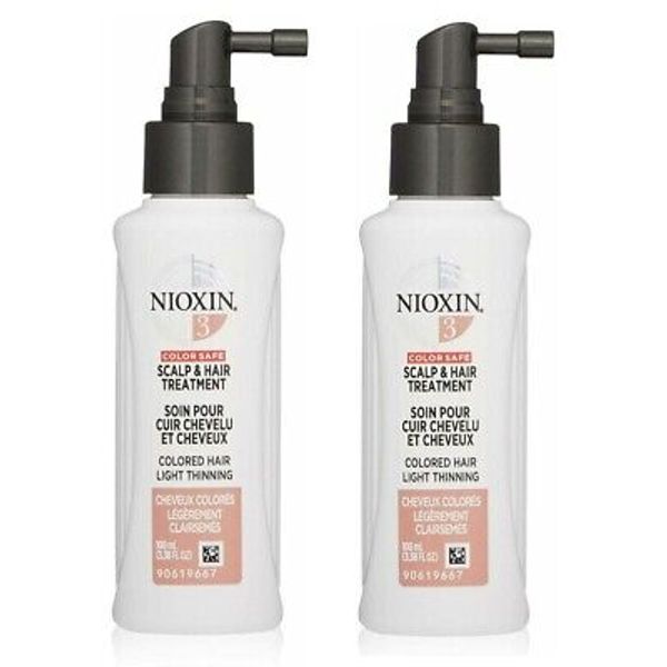 Nioxin System 3 Scalp Treatment Color Safe Light Thinning 3.38oz (2pack)