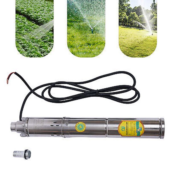 24V Submersible Pump 370W Solar Deep Well Water Pump Max Head 65m / 213ft SALE