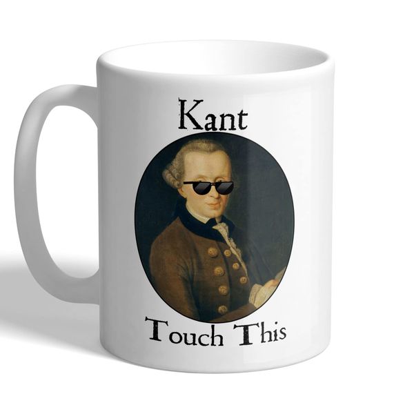 I Love Mugs - Kant Touch This - Immanuel - Philosopher Mug, Ceramic, 11fl.oz.