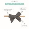 Copper Pearl Classic Baby Bow Clay