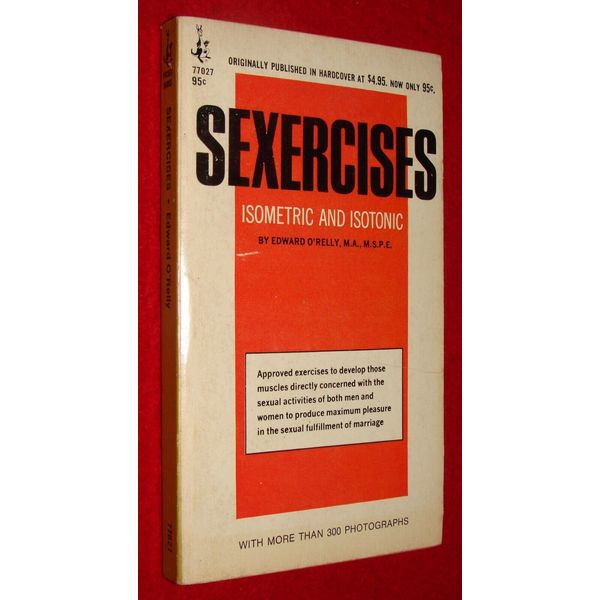 Vintage Exercise Paperback 1968 Sexercises by Edward O'Relly Isometric Isotonic