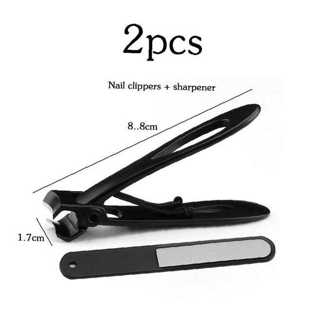 2 Pcs Thick Toenail Clippers - Wide Jaw Opening Nail Clippers For