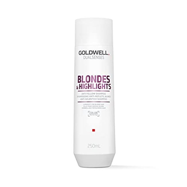 Goldwell Dualsenses Blondes & Highlights, Anti-Yellow Shampoo for Dyed and Natural Hair, 250 ml