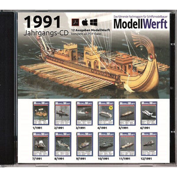 MODEL SHIPYARD vintage CD 1991