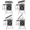Adjustable Drawing Desk Drafting Table MDF Top Art Craft with Drawers and Stool