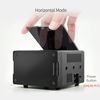 ElectroCookie Mini PC Case for Raspberry Pi 5 with Active RGB Lighting Cooler (Matte Black)