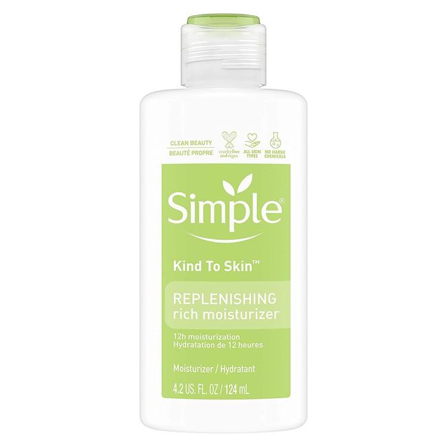 Simple Kind to Skin Face Moisturizer For Sensitive Skin Replenishing Rich...