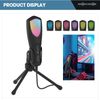 USB Condenser Microphone W/ Stand Laptop Desktop PC Podcast Studio Recording Mic