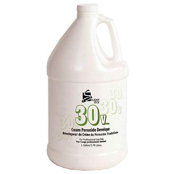 Super Star Cream Developer [30 Vol] Gallon (Pack of 4)