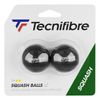 Tecnifibre Squash Ball 2 Dot Squash Ball (Pack of 2)