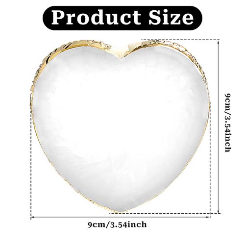 Resin Nail Art Palette Nail Mixing Palette Nail Art Painting Mixed Color Palettes Gold Edge Nail Holder Display Board Cosmetic Mixing Tools