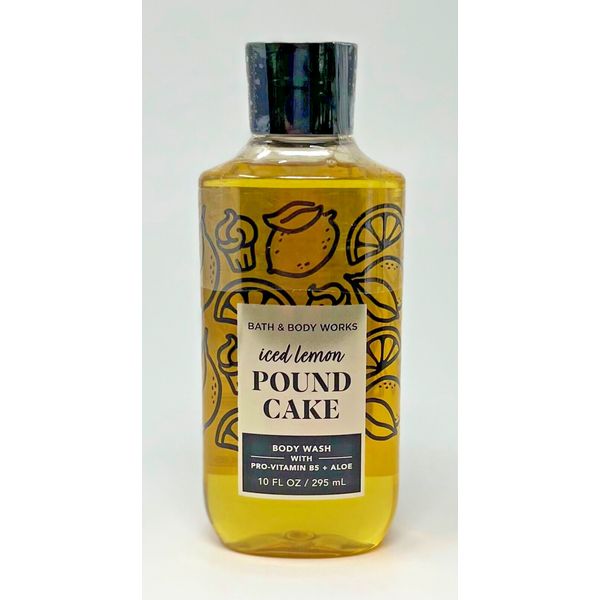 1 BATH & BODY WORKS ICED LEMON POUND CAKE SHOWER GEL WASH ALOE PRO-VITAMIN B5