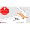 1 Overlay Restricted Angle to 90 Deg Soft Close Face Frame Cabinet Hinges (10)