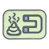 RescPol Rubber Patch & Magnet Light Green/Grey