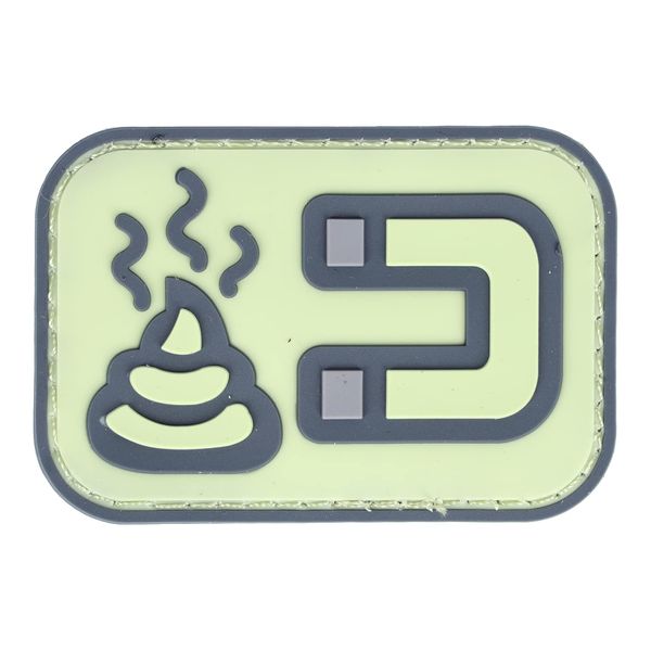 RescPol Rubber Patch & Magnet Light Green/Grey