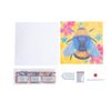 Floral Bumblebee 18x18cm Crystal Art Card