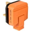 PERMAPLUG HDPT13ORG PLUG, 13A, RUBBER, ORANGE (10 pieces)
