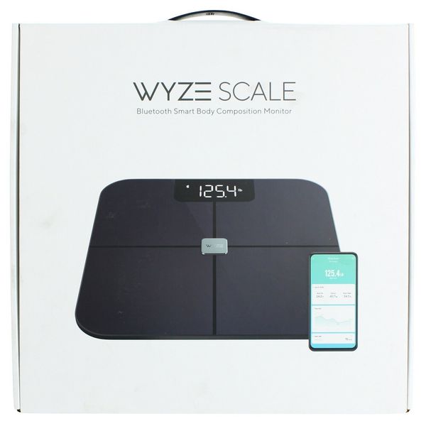 Wyze Scale Bluetooth Smart Body Composition Monitor WHSCL1, for Android + iOS