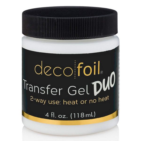 Deco Foil Transfer Gel Duo - Permanent Transfer Medium with Heat or Pressure