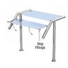 CRL SA62BS Brushed Stainless Glass Stop Fitting