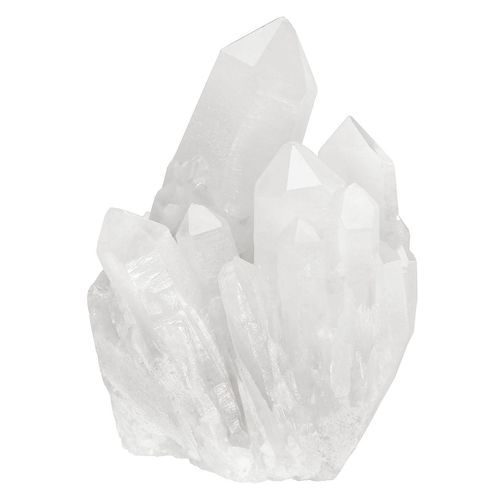 JSDDE Healing Rock Crystal Quartz Cluster Mineral Geode Druzy Specimen 1.85-3.5''(White Crystal Quartz Cluster)