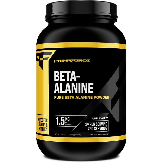 PrimaForce Beta Alanine Powder, Unflavored, 1500 Grams