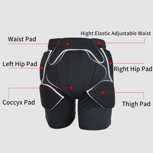 Hip Saver Track Pants Medium with Tailbone Protection and Knee