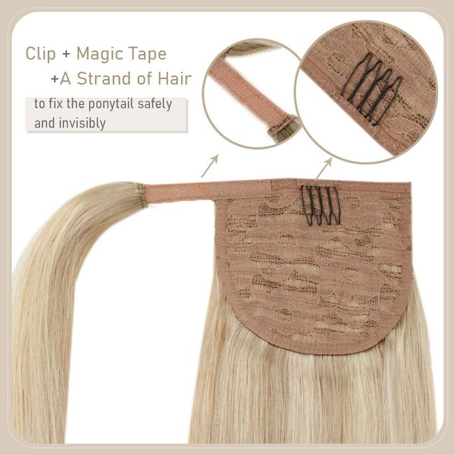 Joann - Clip-In Ponytail Extension S01: Classic Blonde