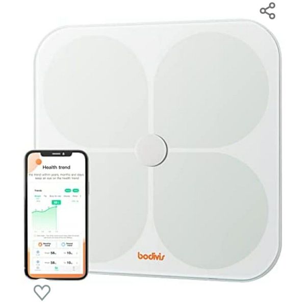 115 bodivis Body Fat Scale Smart BMI Digital Body Composition Analyzer Bluetooth