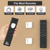 Sunwuun 4pcs Improved Strong Magnetic Remote Control Holder,Wall Mounted Remote Control Holder,Remote Control Organizer,Remote Control Storage for School Homes