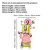Spongebob Wall Sticker - Spongebob, Patrick and Gary Stack Decal Wall Art (60cm Height x 35cm Width)