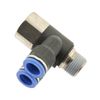 IQS Y Angled Plug Fitting with Internal and External Thread R 1/4" - 8 mm, IQS - Standard