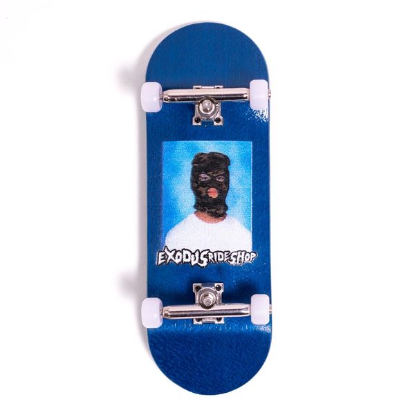 EXODUS Deep Concave Fingerboard Complete (Blue Ski Mask (34mm))