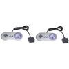Ologymart Two 2 Controllers Bundle Compatible with Super Nintendo SNES Bulk Packaging Pack Of 2