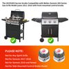 TERGTIRY 2 Pieces New 40255403 Sear Control Knobs Compatible with Weber Genesis 330 Grills 2 inch sear knobs Genesis Series (2012-2014)