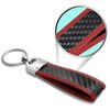 iPick Image Ford SVT Real Carbon Fiber Strap Key Chain with Red stitching