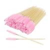 Disposable 50 pcs per pack eyelash brushes mascara wands  applicator  spoolies