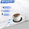 Felt Coaster, Absorbent Coaster, Stylish, Water Absorbent, Quick Drying, Insulation Pad, Thick, Circular, Storage Case Included