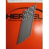 (12) #58 Jobber Length Drill Bits .0420" 118Deg Angle HSS Bright